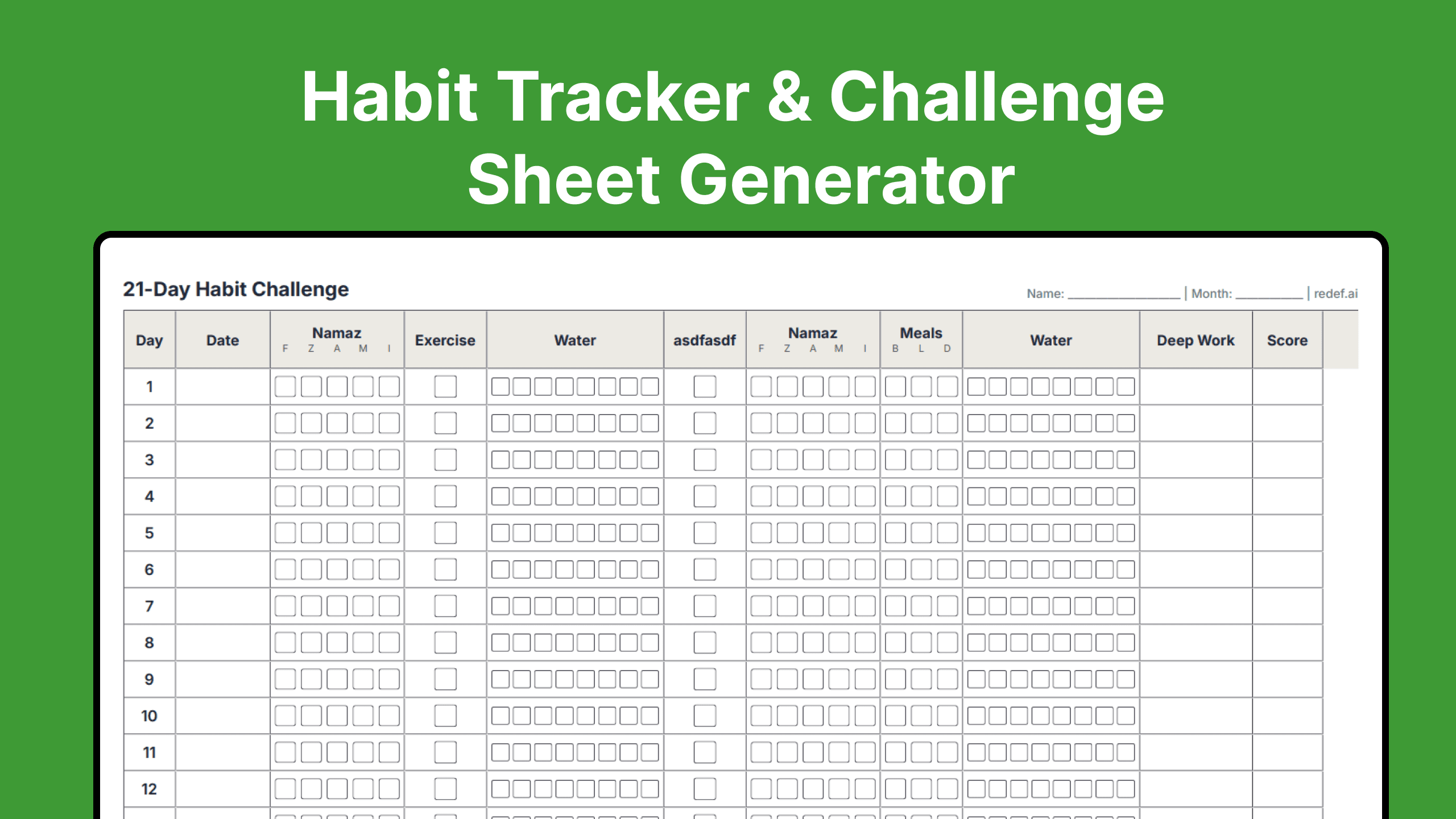 Habit Tracker